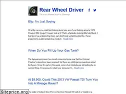 Sites similar to rearwheeldriver.com