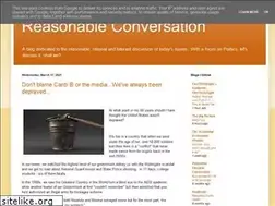 Sites similar to reasonableconversation.blogspot.com