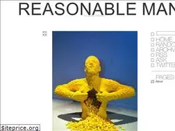Sites similar to reasonableman.com