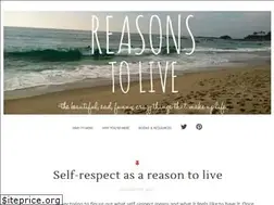Sites similar to reasonstolive.net