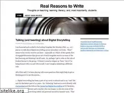 Sites similar to reasonstowrite.wordpress.com