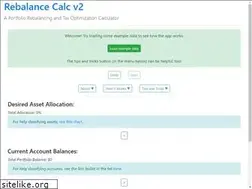Sites similar to rebalancecalc.com