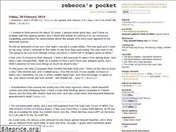 Sites similar to rebeccablood.net