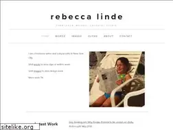 Sites similar to rebeccalinde.com