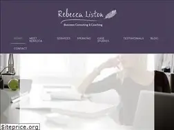 Sites similar to rebeccaliston.com