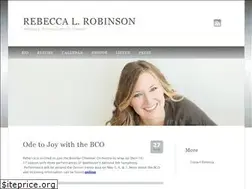 Sites similar to rebeccalrobinson.com