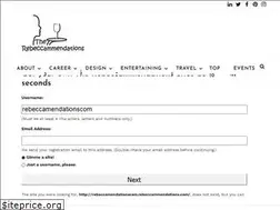 Sites similar to rebeccamendations.com