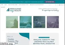 Sites similar to rebuildingmyhealth.com