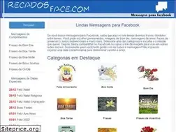 Sites similar to recadosface.com