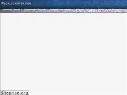 Sites similar to recalllawyer.com