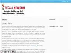 Sites similar to recallnewsom.org
