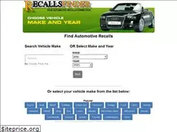 Sites similar to recallsfinder.com