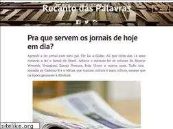 Sites similar to recantodaspalavras.wordpress.com
