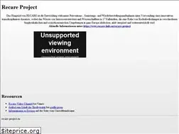 Sites similar to recare-project.eu