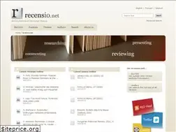 Sites similar to recensio.net