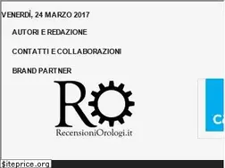 Sites similar to recensioniorologi.it