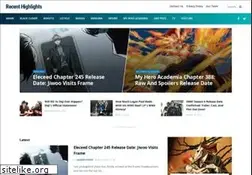 Sites similar to recenthighlights.com