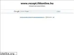 Sites similar to recept.fittonline.hu