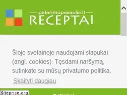 Sites similar to receptai.patarimupasaulis.lt