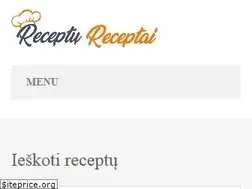 Sites similar to receptureceptai.lt