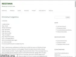 Sites similar to recetania.com