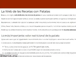 Sites similar to recetapatatas.com