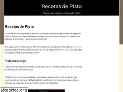 Sites similar to recetapisto.net