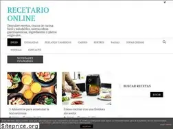 Sites similar to recetarioonline.com