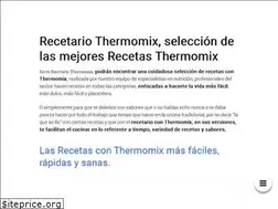 Sites similar to recetariothermomix.es