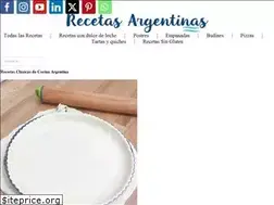 Sites similar to recetasargentinas.net
