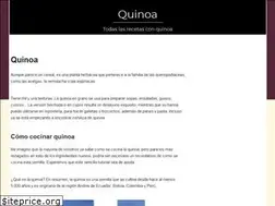 Sites similar to recetasconquinoa.es