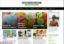Sites similar to recetasdebatidos.com