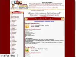 Sites similar to recetasdecocina.es