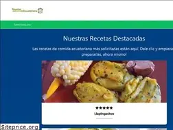 Sites similar to recetasdecomidaecuatoriana.com