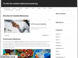 Sites similar to recetasdecomidamexicana.org