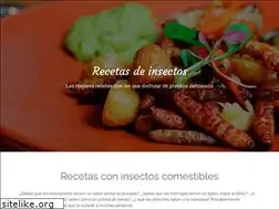 Sites similar to recetasdeinsectos.es