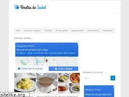 Sites similar to recetasdeisabel.com