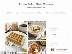 Sites similar to recetasdukanmariamartinez.com