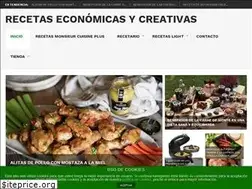 Sites similar to recetaseconomicasycreativas.com