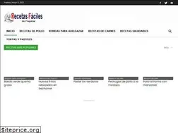 Sites similar to recetasfacilesdepreparar.com