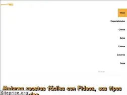 Sites similar to recetasfideos.pro