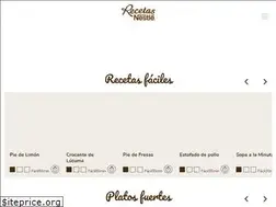 Sites similar to recetasnestle.com.pe