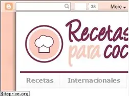 Sites similar to recetasparacocinillas.com