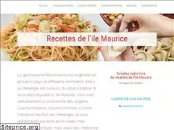 Sites similar to recette-ile-maurice.com