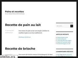 Sites similar to recette-pain.org