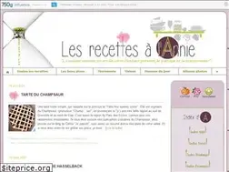 Sites similar to recettealannie.fr