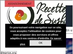 Sites similar to recettedesushi.fr