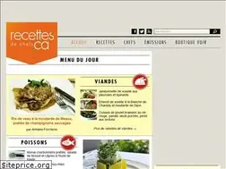 Sites similar to recettes-de-chefs.ca