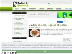 Sites similar to recettes-gaufres.com