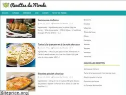 Sites similar to recettesdumonde.info